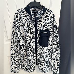 Keith Haring H&M Fleece Jacket Men’s Size L